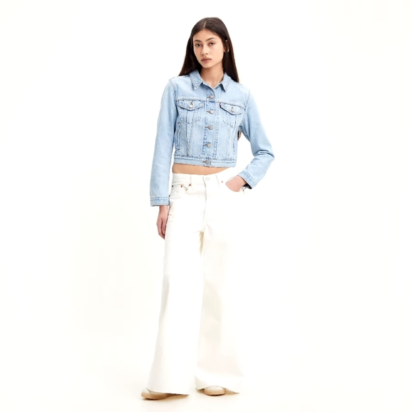 Levi's XL Flood Jeans in White Rinse - Picture 9 of 9